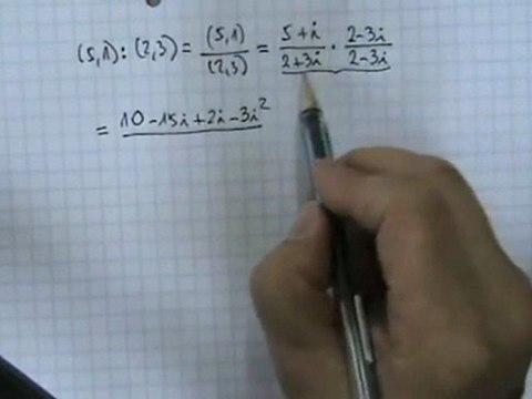 13 División de números complejos