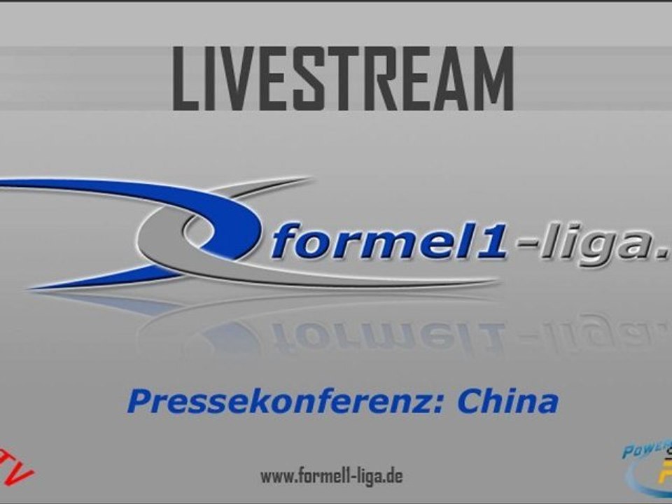F1L.TV - Press Conference - 3rd Race GP China / Shanghai -- www.Formel1-Liga.de | F1 rFactor Liga