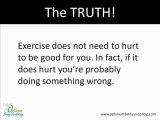 Dispelling Fitness Myths: No Pain No Gain