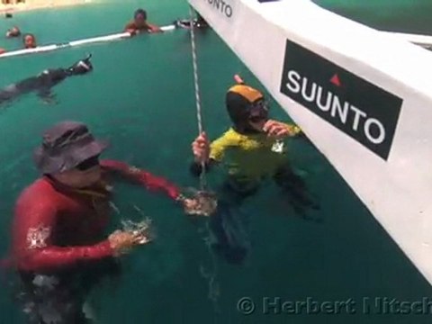 Herbert Nitsch - 120m Freediving World Record in Free Immersion, 25th April 2010