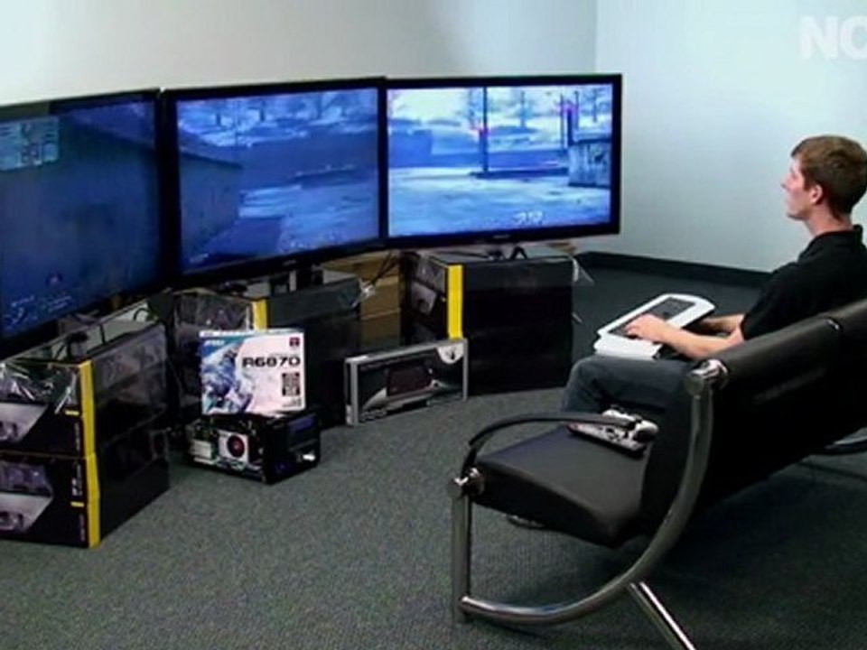 MSI AMD Radeon HD 6870 Review - Eyefinity on 3x 46  LCD TVs (NCIX Tech Tips #83)