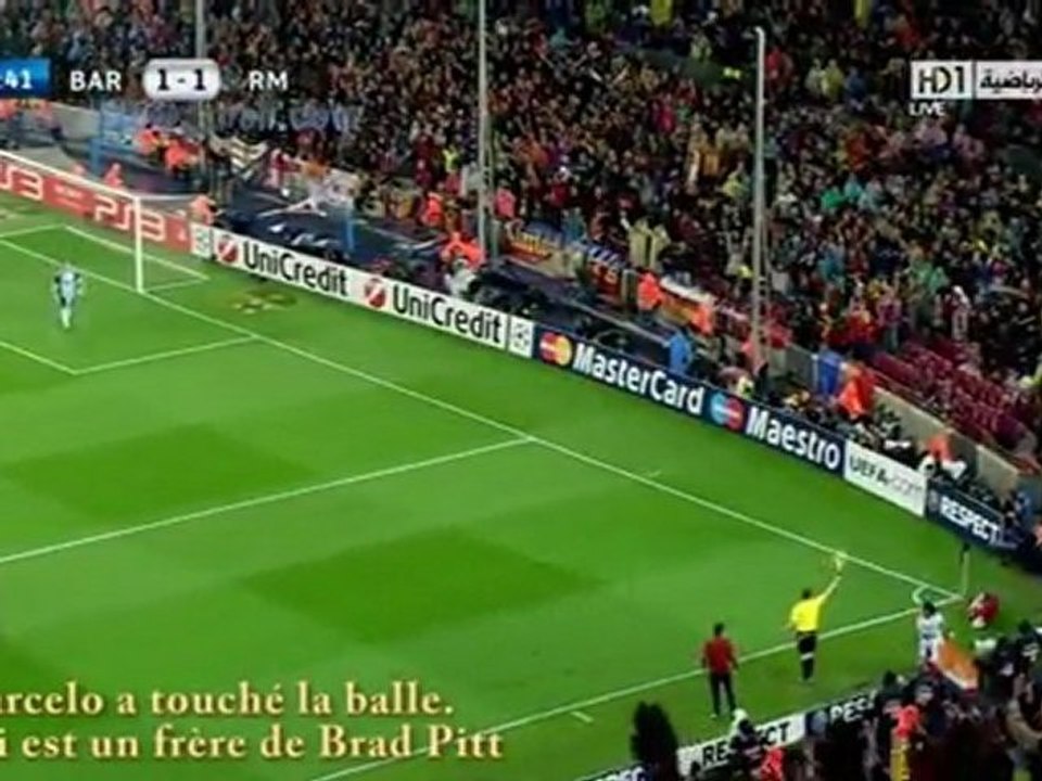 l' arbitre favorise barcelone cl demi final 2011