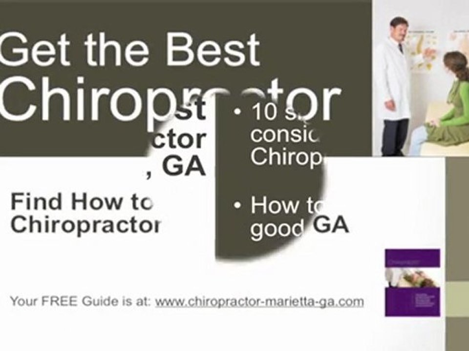 Chiropractor Marietta GA Relief from Back Pain and Neck Pain