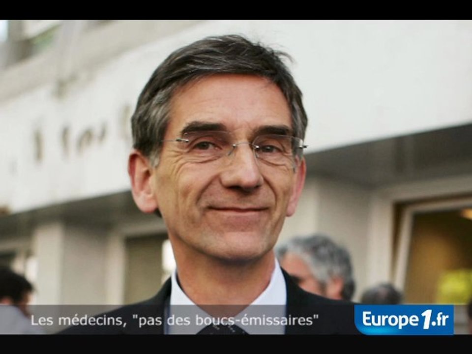 "Les médecins, pas des boucs-émissaires"