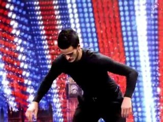 Michael Moral BGT Back stage 2011