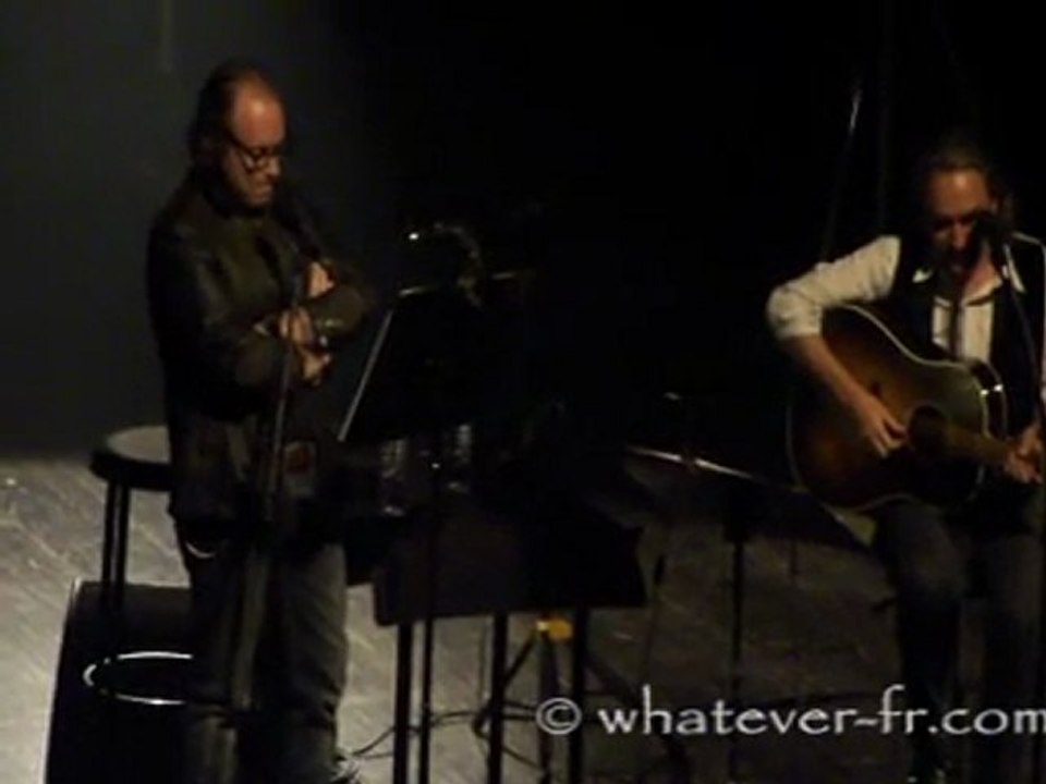 Derriere le mur - Concert Littéraire Eicher/Djian à Meaux - 5 mai  2011