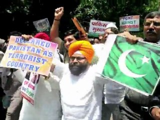 Manifestation anti-pakistanaise en Inde