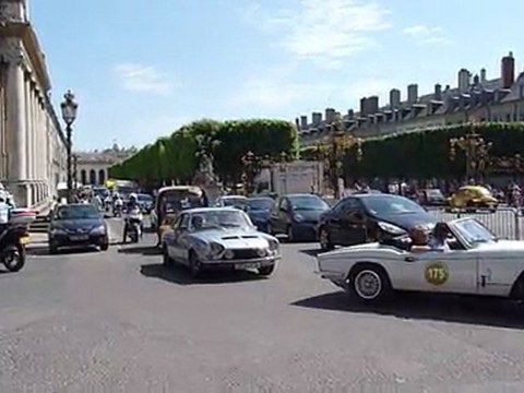 Arrivée du rallye historique de Lorraine 2011