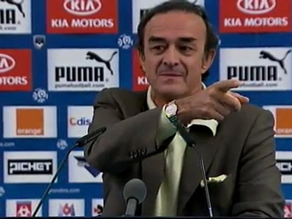 Conférence - Tigana annonce son départ des Girondins