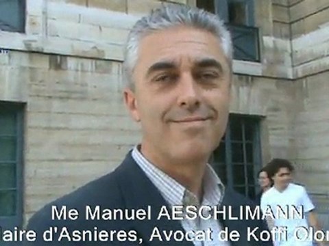 Me Manuel AESCHLIMANN, Avocat de Koffi OLOMIDE fait un petit point sur l'affaire de viol sur mineurs