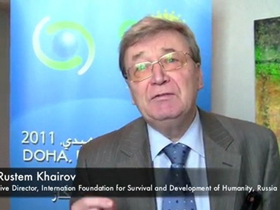 Dr. Rustem Khairov interview, UNAOC Doha pre forum 2011