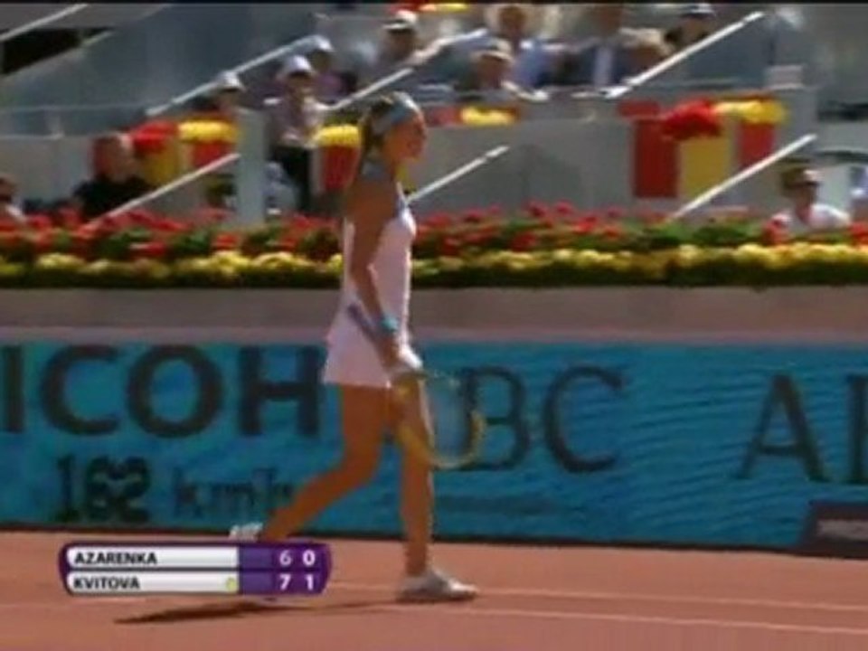 Madrid, Kvitova in finale sulla Azarenka