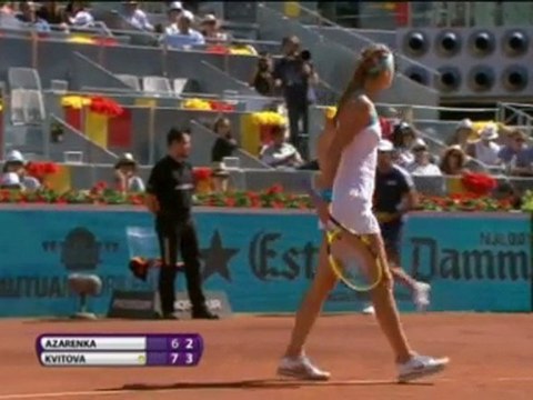 Kvitova wins WTA Madrid Open