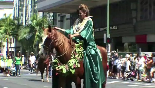PRINCE KUHIO CULTURAL PARADE, WAIKIKI, HAWAII USA