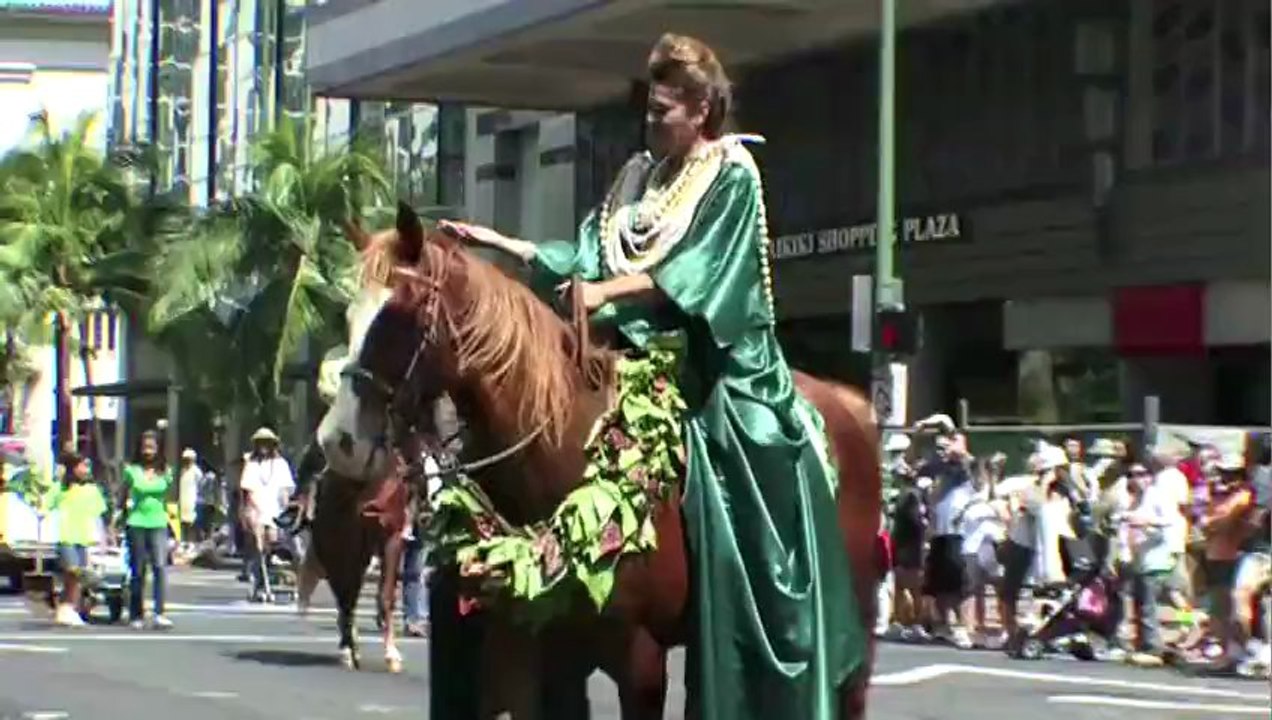 PRINCE KUHIO CULTURAL PARADE, WAIKIKI, HAWAII USA