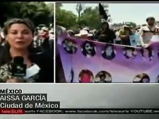 Arranca último tramo de la marcha por la paz en México