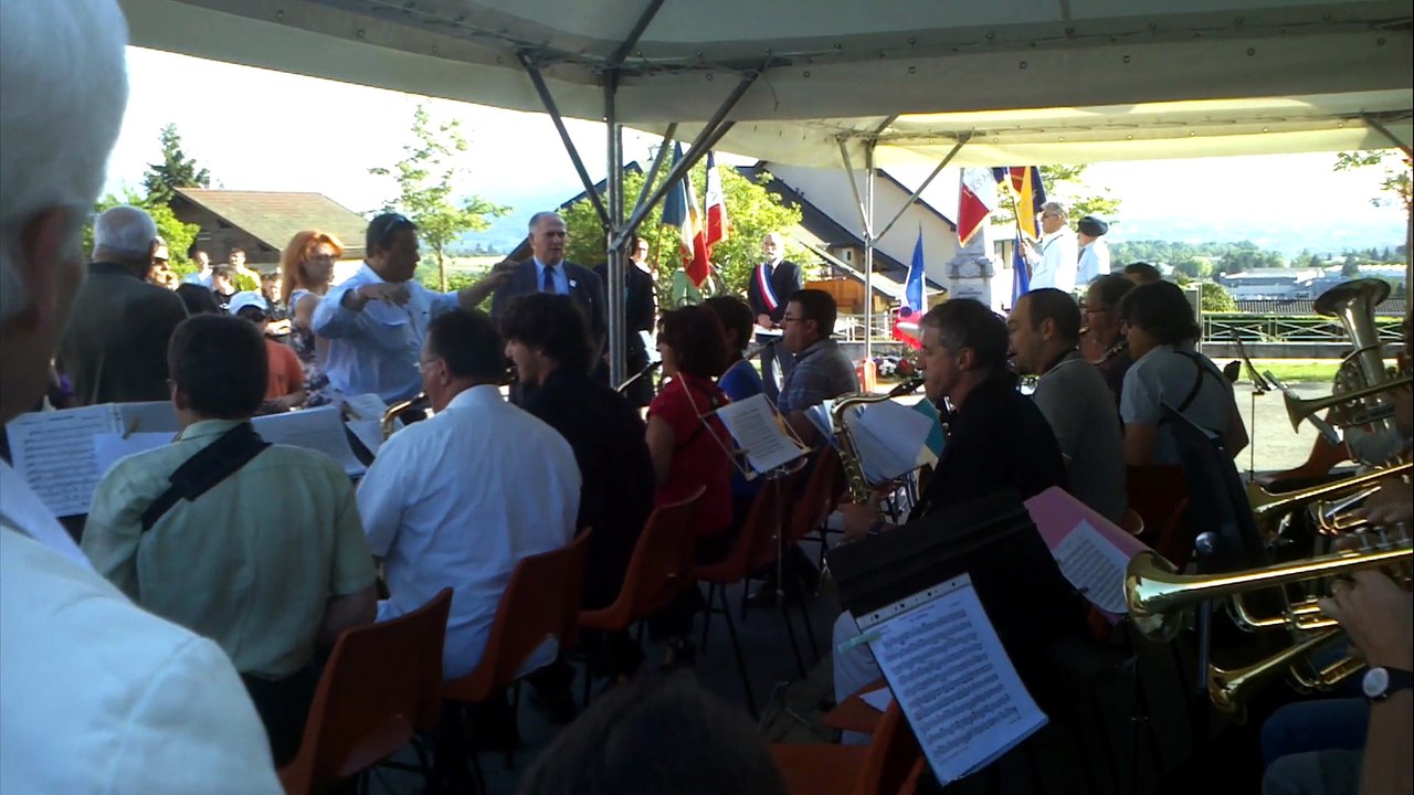 ceremonie du 8 mai 1945 fanfare argonay