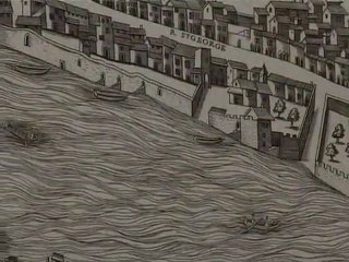 Le plan scénographique de Lyon vers 1550