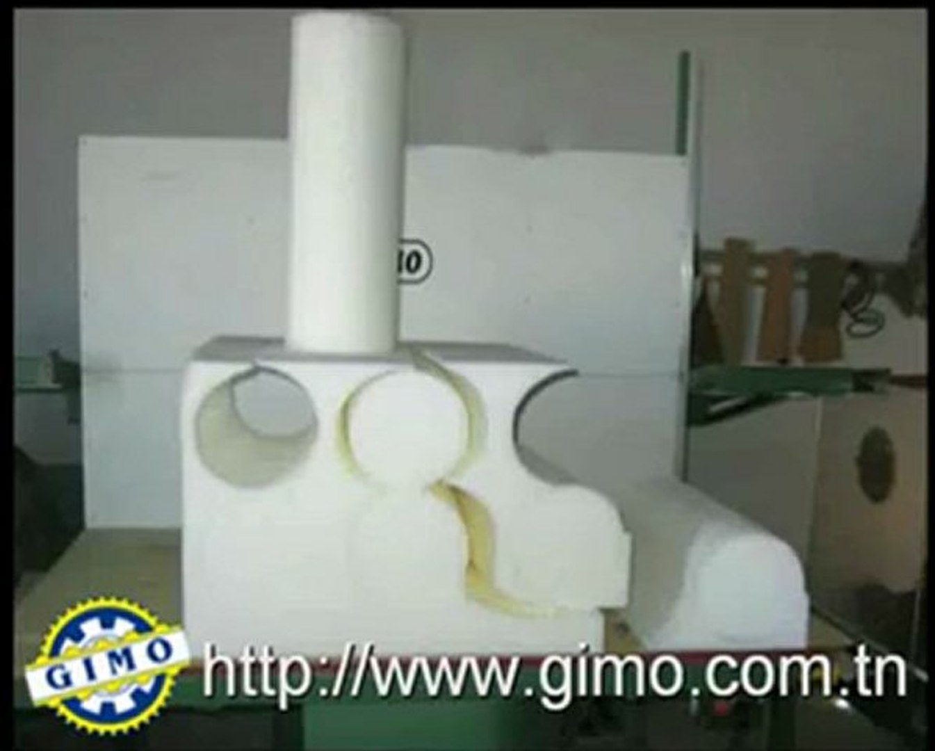آلة قص زوايا الإسفنج (GIMO) - Vidéo Dailymotion