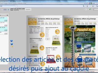 Interaction entre un catalogue feuilletable et Dynamics NAV