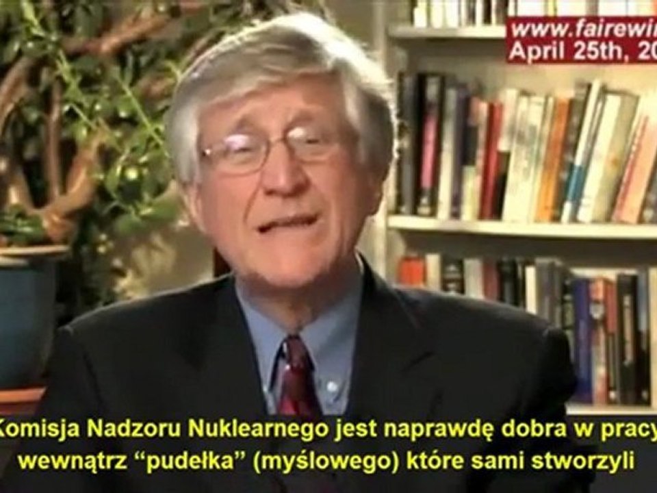 The Truth of Fukushima PRAWDA O FUKUSHIMIE part 3  Arnie Gundersen vs Komisja Nadzoru Nuklearnego 25 04 2011 napisy PL - nauka hmonna