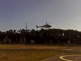 Helico 11 helicoptere du SAMU 11 manœuvre décollage depart intervention smur