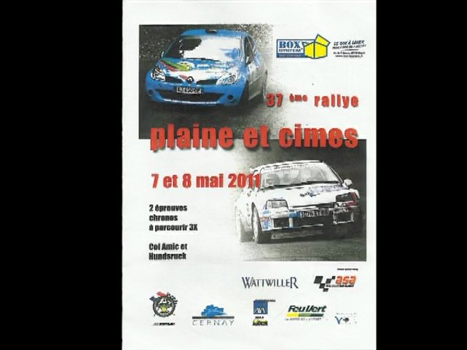 38eme rallye plaine et cimes ES 2 du N° 1 au N° 47