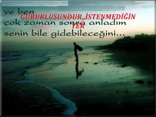 İNTİZAR SAHİL YOLUNDA  duygusal süper şiirli