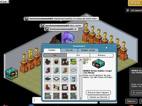 BobbaPlay (Habbo) Wired Se teleporter avec des mobis