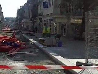 Agen en plein travaux sur le boulevard de la République