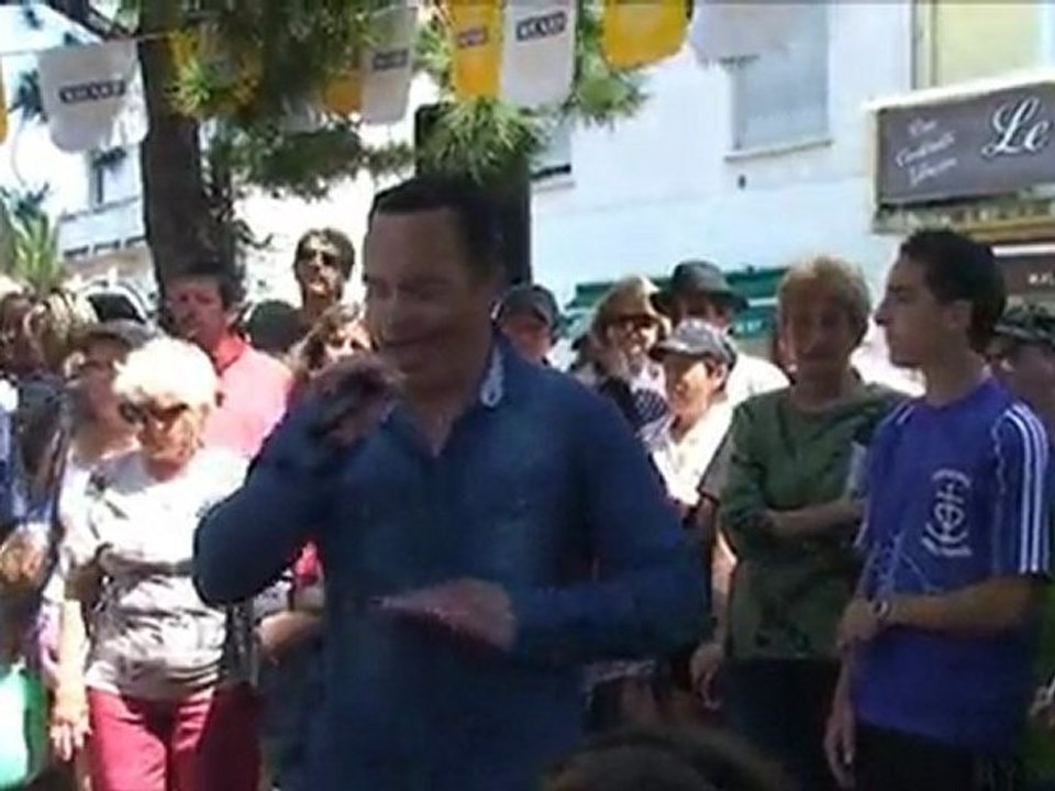 serge Perilhou féria palavasau café "à l'ombre"