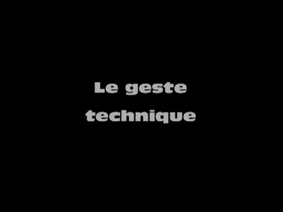 Le geste technique