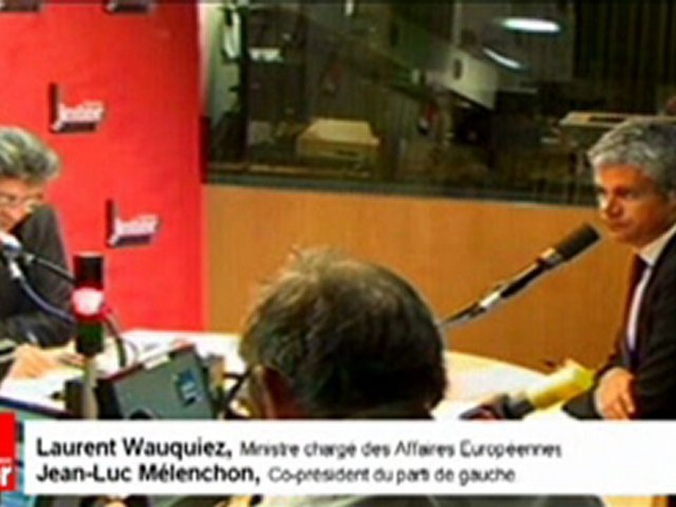 Mélenchon vs Wauquiez 2éme partie Débat France-Inter 09-05-2011
