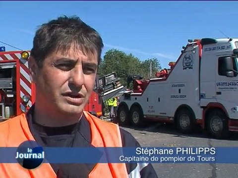 Accident près de Nazelles-Negron