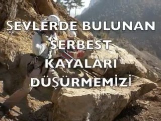 Alpin-Endüstriyel-Dağcılık (10 T0NLUK KAYANIN DÜŞÜŞÜ)