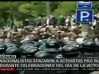 Enfrentamientos enturbian celebración en Ucrania