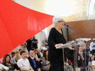 Y. Roudy rend hommage à F. Mitterrand