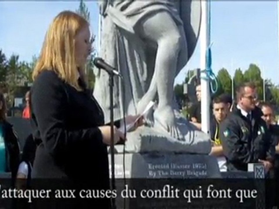 Déclaration Marian Price du 32CSM à Derry
