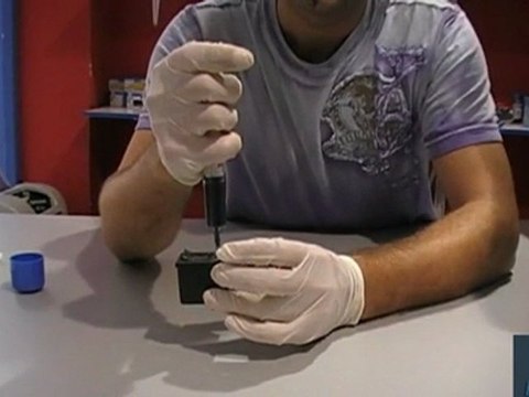 Refilling hp 21 cartridge