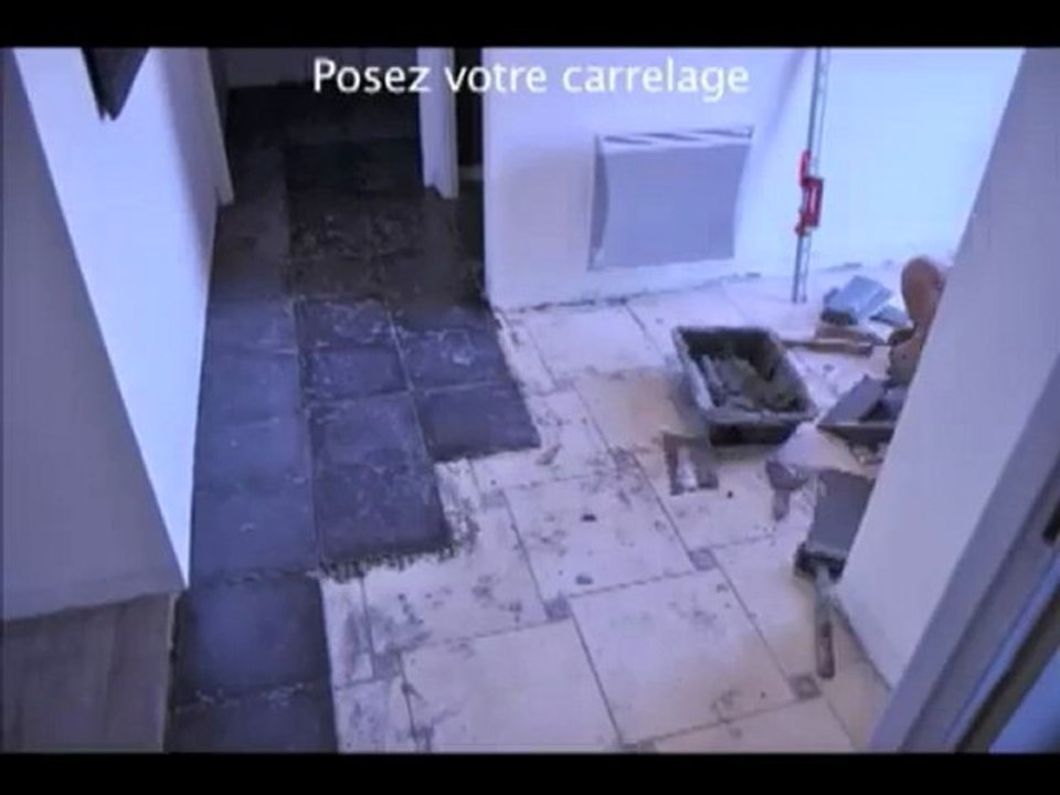 Poser du carrelage sur du carrelage