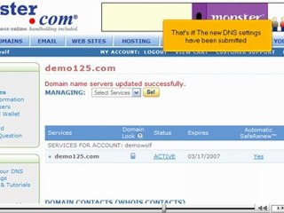 Update your DNS at Register.com by VodaHost.com web hosting