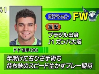 ガイナーレシリーズ　ＦＷドド選手