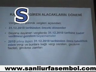ŞANLIURFA VERGİ DAİRESİ BAŞKANI CUMA SAĞLAM'DAN BİLGİLENDİRME TOPLANTISI...