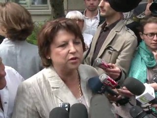 10 mai 81: Martine Aubry affirme que le PS "n'est pas dans la nostalgie"