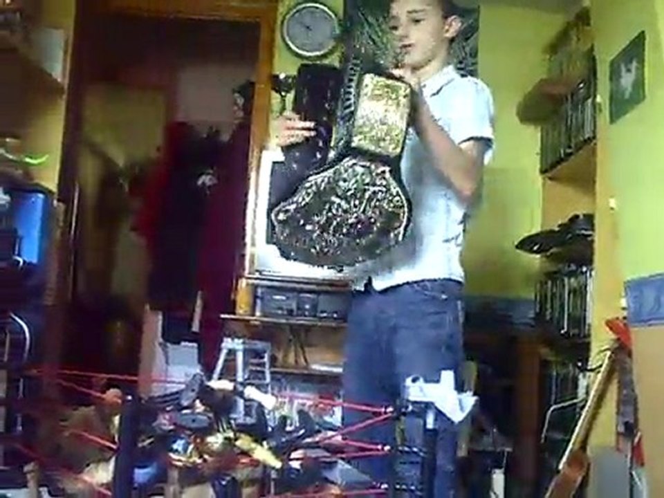 ma ceinture du champion du monde poids lourd wwe