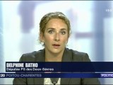 Delphine Batho invitée du jt 19/20 fr3 Poitou-Charentes - 10 mai 2011