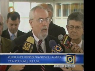 La MUD en reuniones con el CNE para primarias