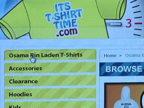Bin Laden T-shirts - the new must-have item