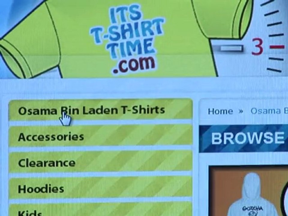Bin Laden T-shirts - the new must-have item