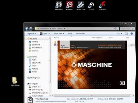 Maschine save a kit with samples for portability